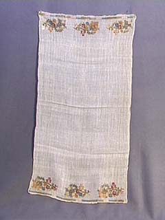 19th C. Ottoman Embroidered Turkish towel