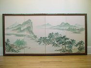 Early 20th C. Chinese Folding Screen