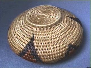 Coiled Arts & Crafts Indian-Style Basket