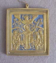 19th Century Russian Old BelieverTravel Icon—Ascension