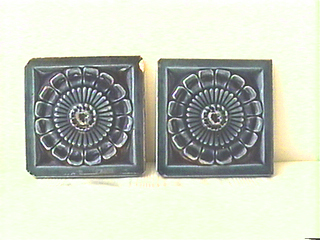 Pair of Arts and Crafts Chelsea Ceramic Tiles