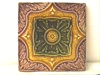 19th C. American Arts and Crafts Ceramic Tile