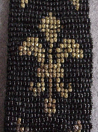 Late 19th Century French Beaded Ribbon