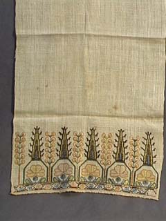 19th C. Embroidered Turkish Towel