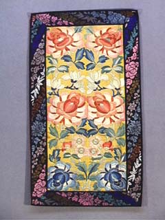 19th C. Chinese Silk Embroidered Robe Fragment