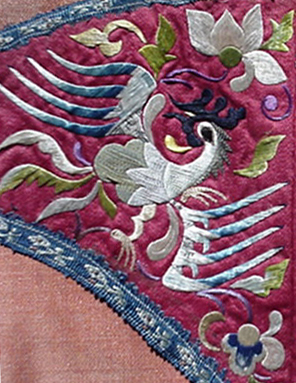 19th C. Chinese Silk Embroidery